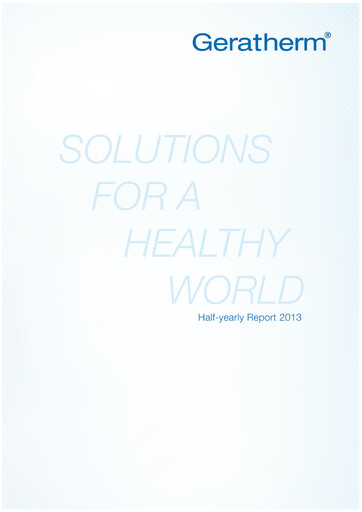 Thumbnail Geratherm Medical Half-year Report 2013-h1