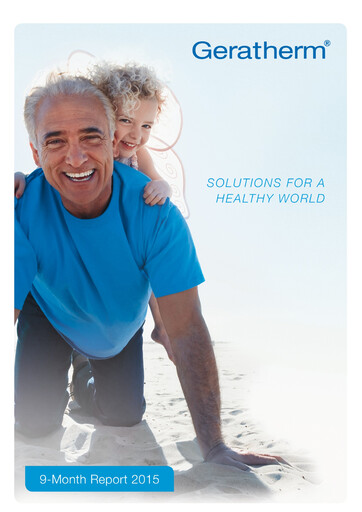 Thumbnail Geratherm Medical Quarterly Report 2015-q3