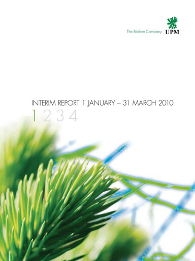 Thumbnail UPM-Kymmene Quarterly Report 2010-q1