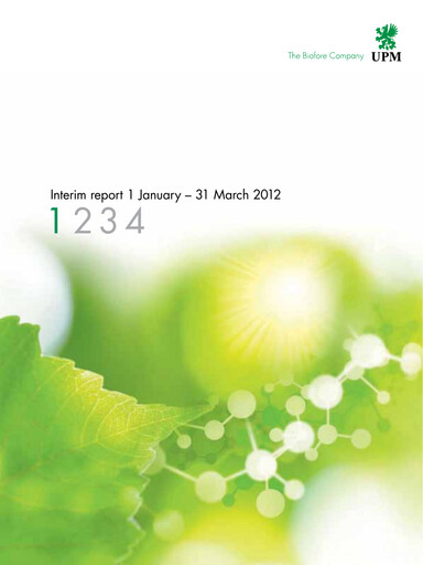 Thumbnail UPM-Kymmene Quarterly Report 2012-q1