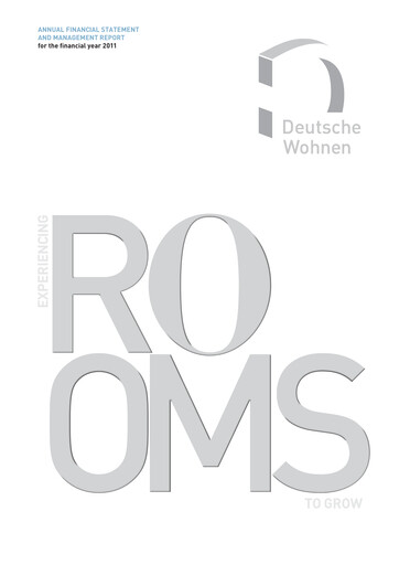 Thumbnail Deutsche Wohnen Financial Statement 2011
