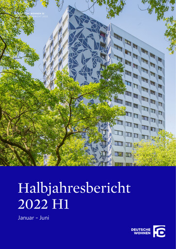 Miniature Deutsche Wohnen Rapport semestriel 2022-h1
