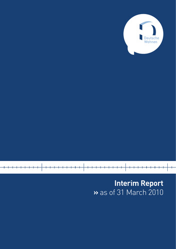 Thumbnail Deutsche Wohnen Quarterly Report 2010-q1
