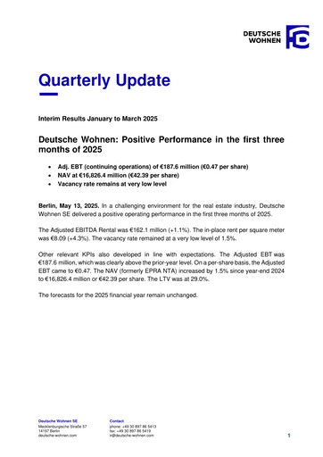 Thumbnail Deutsche Wohnen Quarterly Report 2025-q1