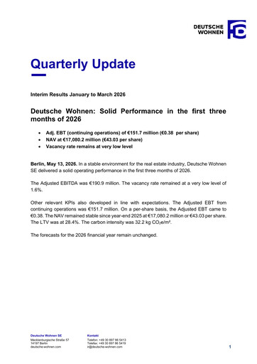 Thumbnail Deutsche Wohnen Quarterly Report 2026-q1
