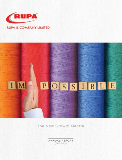Vorschaubild Rupa Company
 Jahresbericht 2022-2023