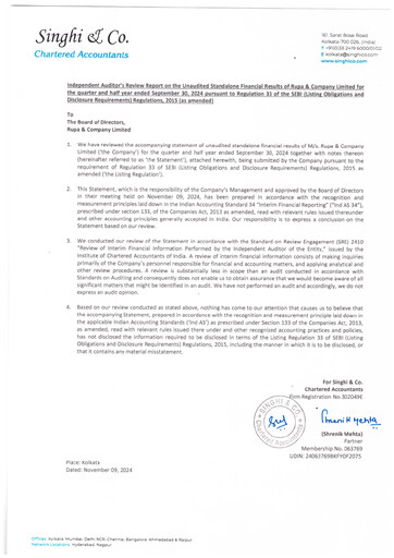 Vorschaubild Rupa Company
 Quartalsbericht 2024-q2