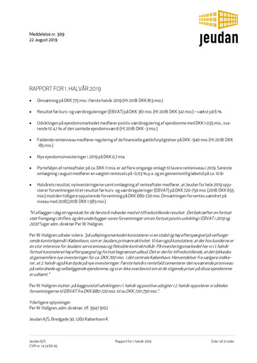 Thumbnail Jeudan Half-year Report 2019-h1