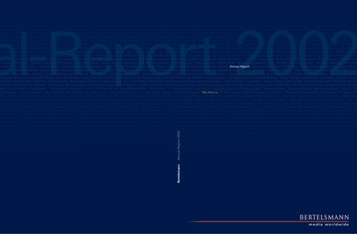 Thumbnail Bertelsmann SE & Co. KGaA Annual Report 2002