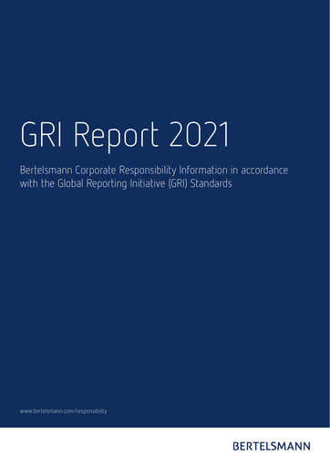 Thumbnail Bertelsmann SE & Co. KGaA ESG Report 2021