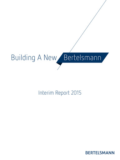 Miniature Bertelsmann SE & Co. KGaA Rapport semestriel 2015-h1