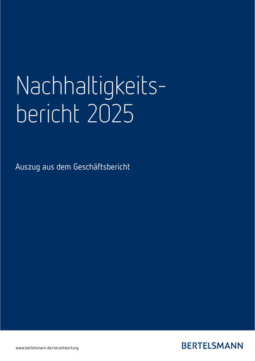 Thumbnail Bertelsmann SE & Co. KGaA Sustainability Report 2025