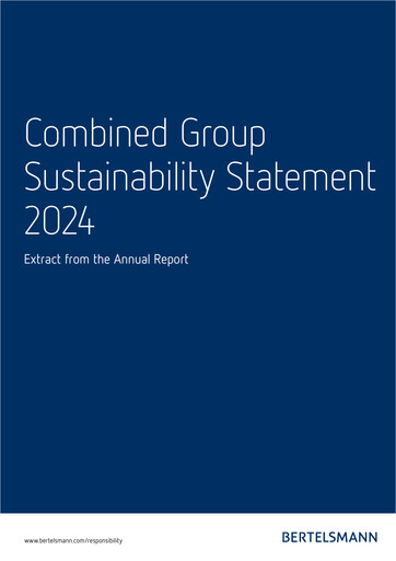 Thumbnail Bertelsmann SE & Co. KGaA Sustainability Report 2024