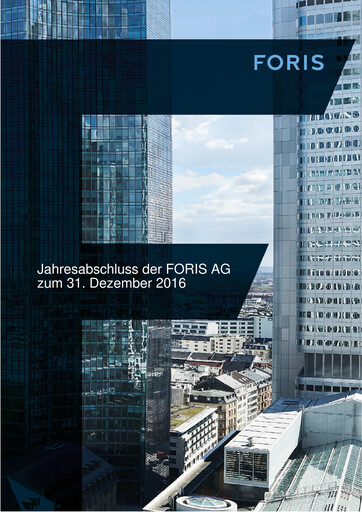 Miniature FORIS AG Bilan financier 2016