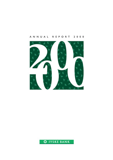 Thumbnail Jyske Bank Annual Report 2000