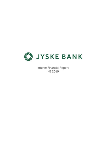Thumbnail Jyske Bank Financial Report 2019-h1