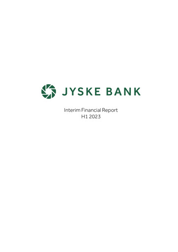 Thumbnail Jyske Bank Financial Report 2023-h1