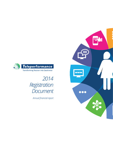 Thumbnail Teleperformance Universal Registration Document 2014