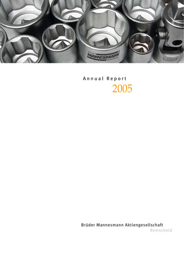 Thumbnail Brüder Mannesmann AG Annual Report 2005