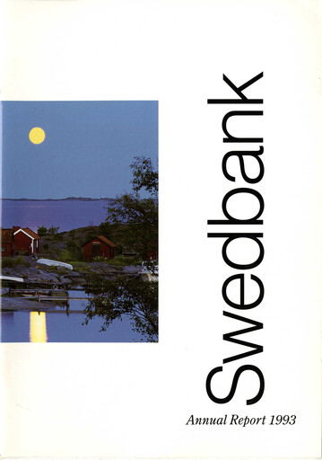 Miniature Swedbank Rapport annuel 1993