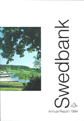 Miniature Swedbank Rapport annuel 1994