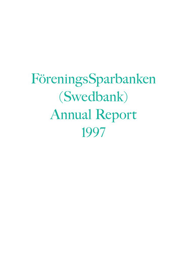 Miniature Swedbank Rapport annuel 1997