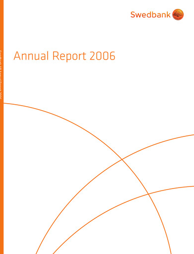 Miniature Swedbank Rapport annuel 2006