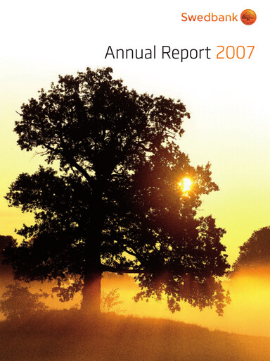 Miniature Swedbank Rapport annuel 2007