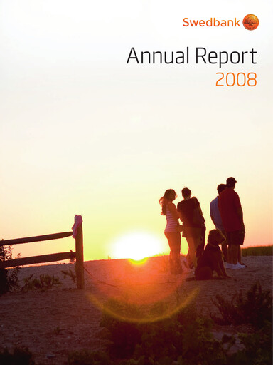 Miniature Swedbank Rapport annuel 2008