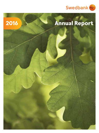 Miniature Swedbank Rapport annuel 2016