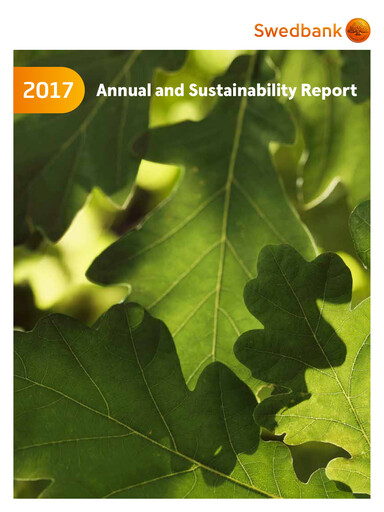 Miniature Swedbank Rapport annuel 2017