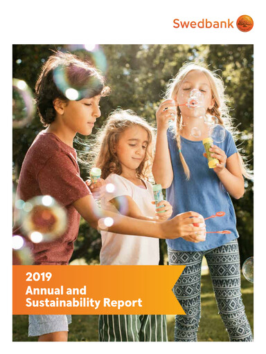 Miniature Swedbank Rapport annuel 2019