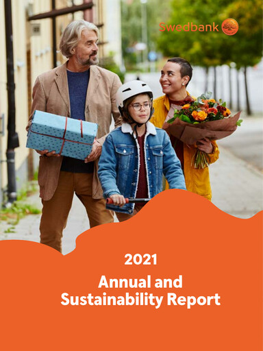 Miniature Swedbank Rapport annuel 2021