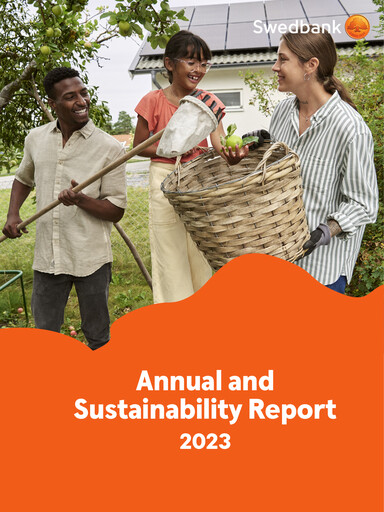 Miniature Swedbank Rapport annuel 2023