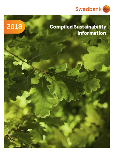 Thumbnail Swedbank Sustainability Report 2018