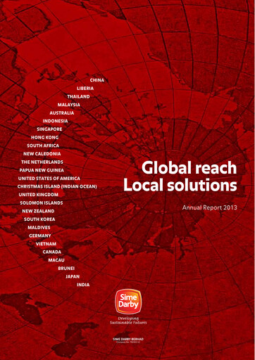 Thumbnail Sime Darby
 Annual Report 2013