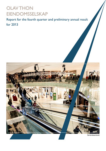 Vorschaubild Olav Thon Quartalsbericht 2013-q4