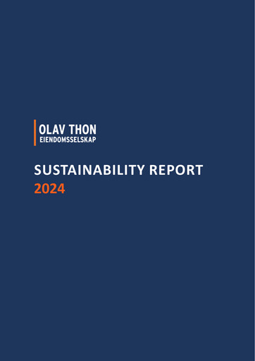 Thumbnail Olav Thon Sustainability Report 2024
