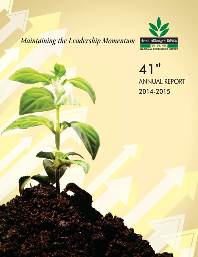 Thumbnail National Fertilizers
 Annual Report 2014-2015