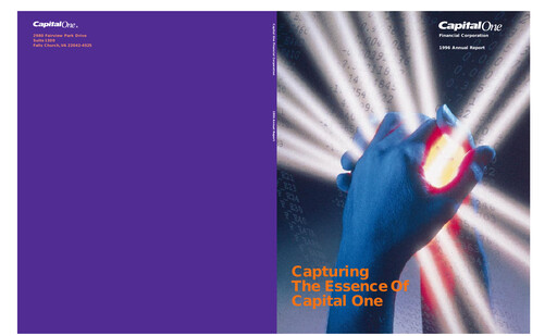 Thumbnail Capital One Annual Report 1996