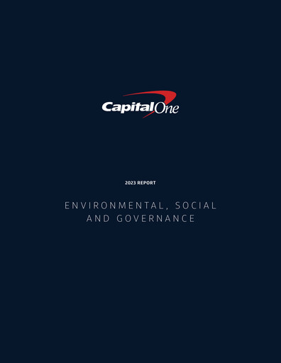 Thumbnail Capital One ESG Report 2023