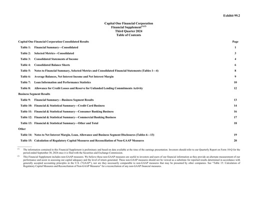 Thumbnail Capital One Quarterly Report 2024-q3