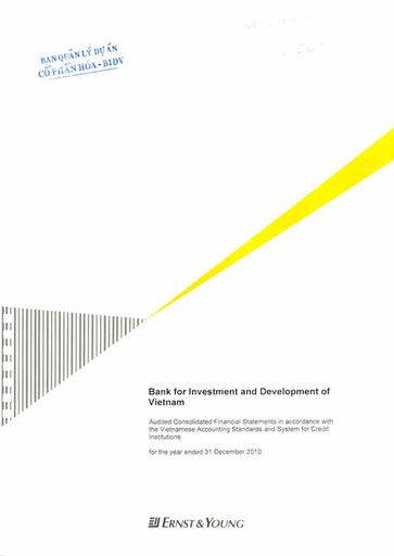 Thumbnail BIDV  (Commercial Bank for Investment and Development of Vietnam) Financial Statement 2010