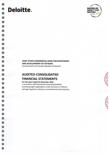 Thumbnail BIDV  (Commercial Bank for Investment and Development of Vietnam) Financial Statement 2021