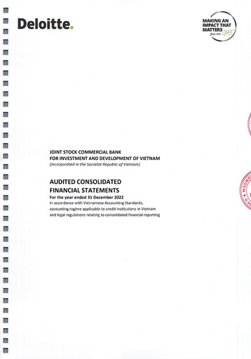 Thumbnail BIDV  (Commercial Bank for Investment and Development of Vietnam) Financial Statement 2022