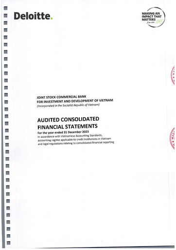 Thumbnail BIDV  (Commercial Bank for Investment and Development of Vietnam) Financial Statement 2023