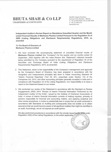 Thumbnail Marksans Pharma
 Quarterly Report 2020-q3