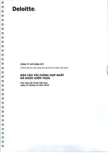 Thumbnail FPT Corporation Financial Statement 2016
