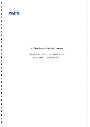Thumbnail Hoa Phat Group Financial Statement 2016
