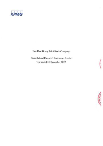 Thumbnail Hoa Phat Group Financial Statement 2022